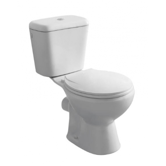 Toilet close couple white ceramic Toilet close couple white ceramic